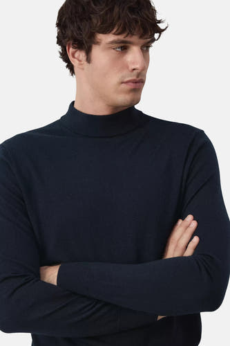 Pull O-hals - blauw