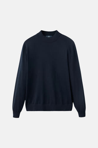 Pull O-hals - blauw