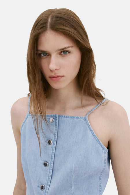Blouse - Light blue denim