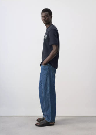 T-shirt (korte mouwen) blauw - MANGO