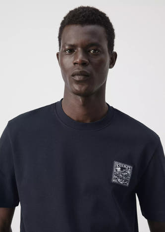 T-shirt (korte mouwen) blauw - MANGO