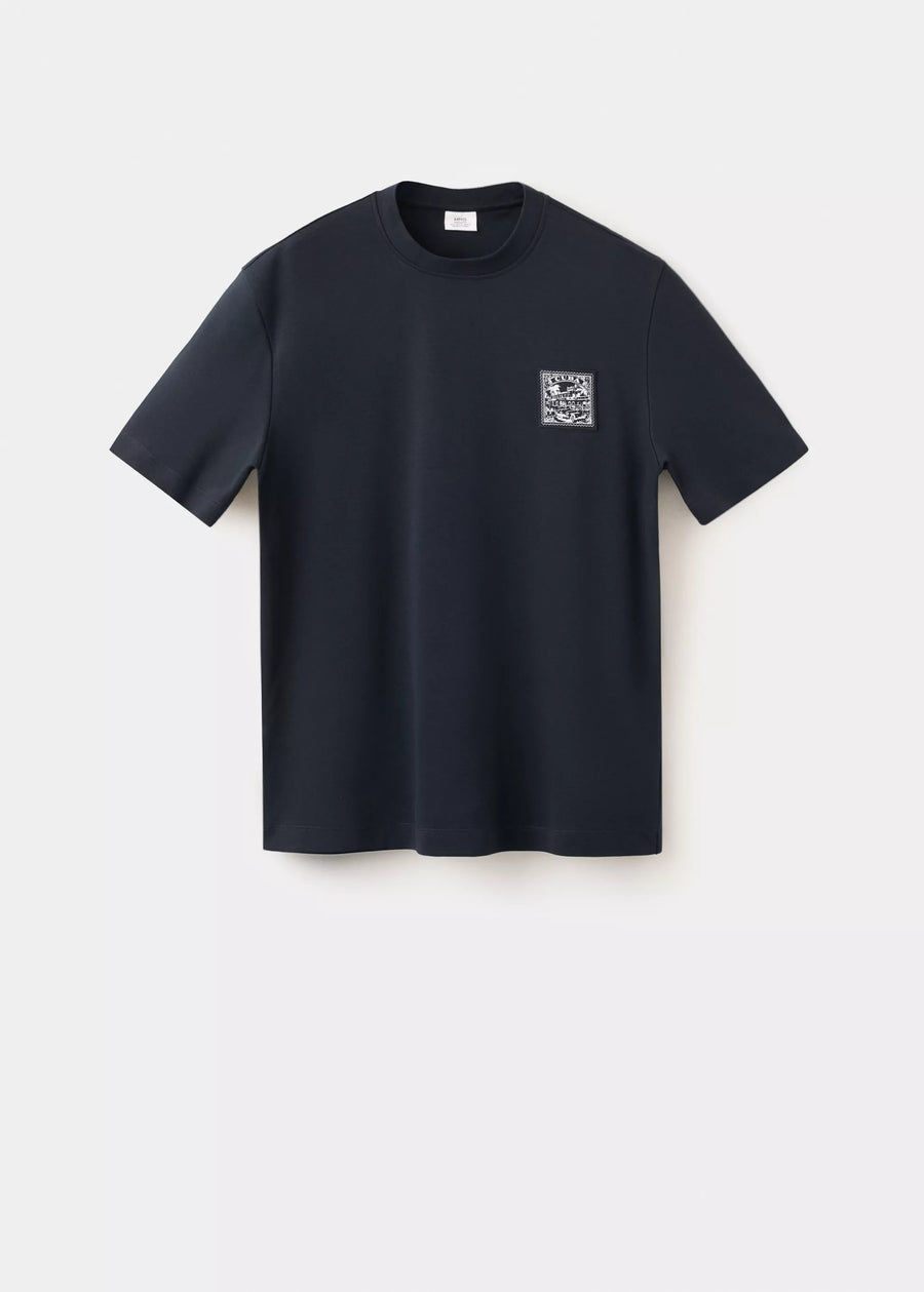 T-shirt (korte mouwen) blauw - MANGO