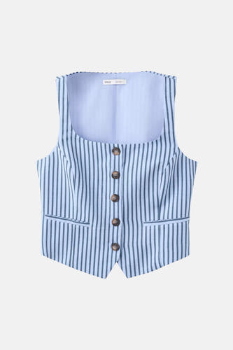 Blouse zonder mouwen - multicolor