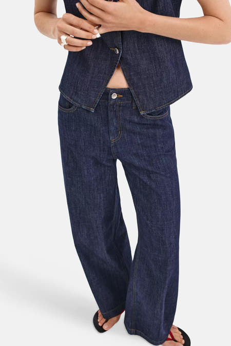 LIA - dark blue denim