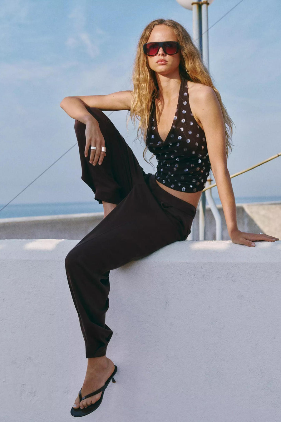 Pantalon - brun