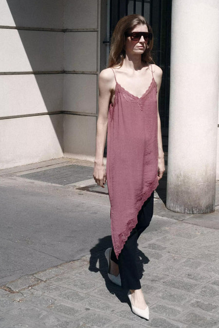 Blouse sans manches - rose