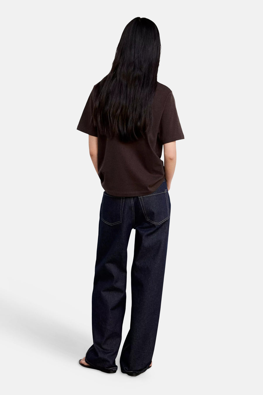 T-shirt met korte mouwen - Bruin
