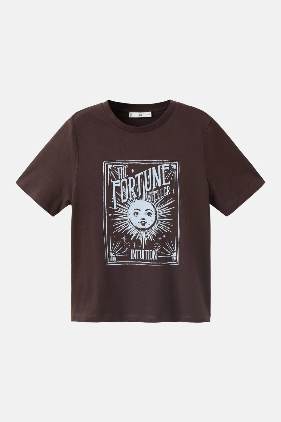 T-shirt met korte mouwen - Bruin