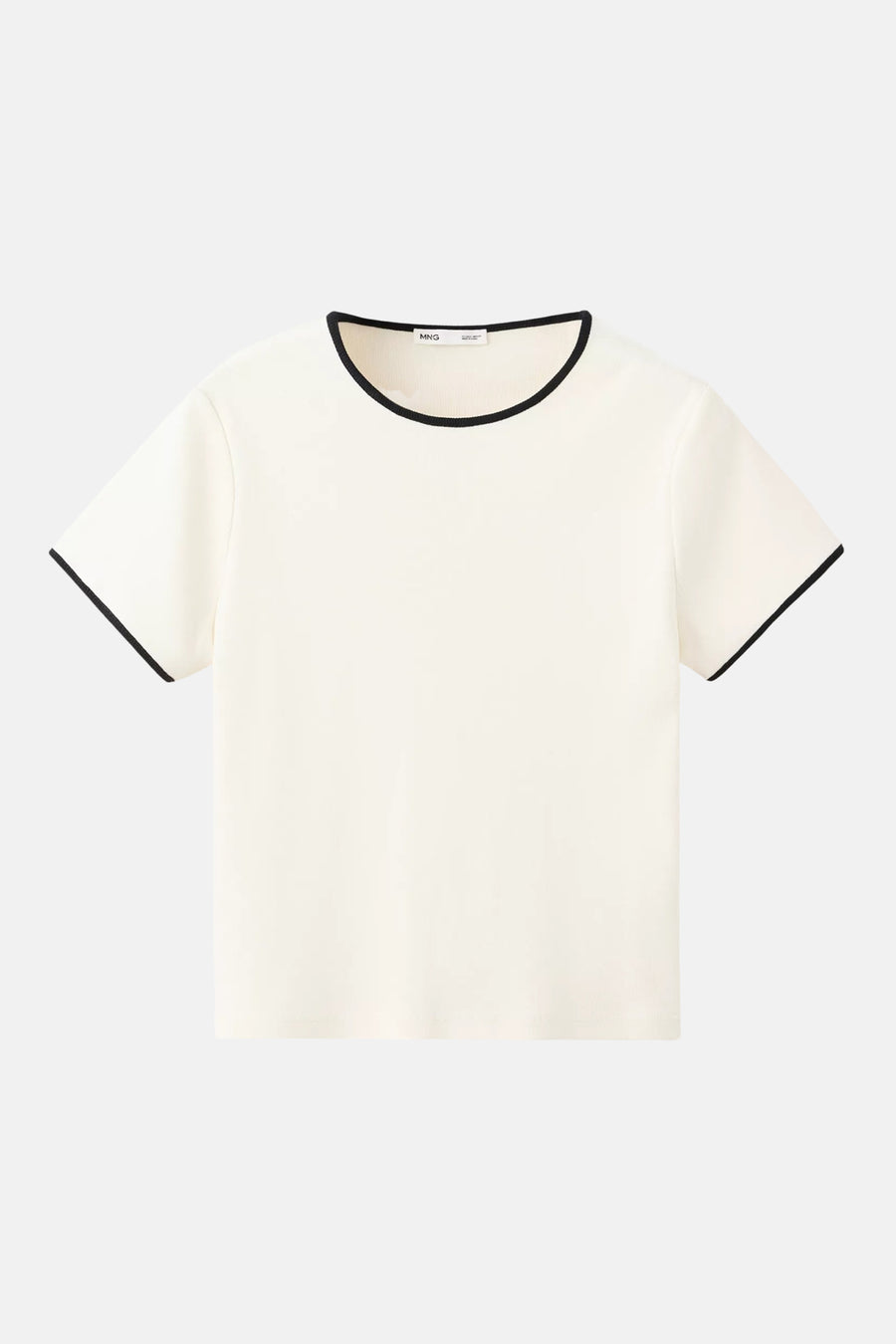 T-shirt met korte mouwen - Beige