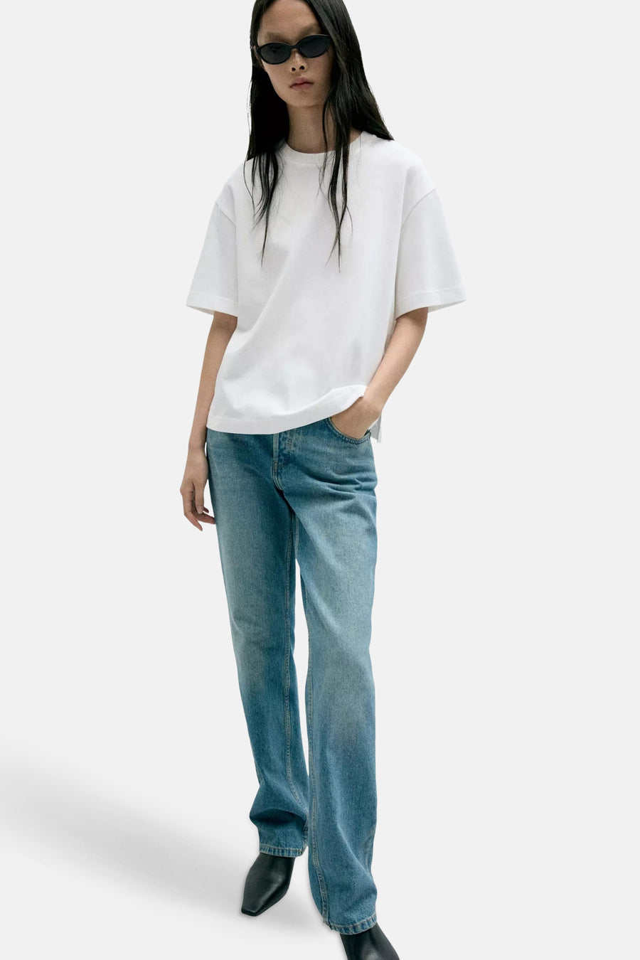 T-shirt met korte mouwen - wit