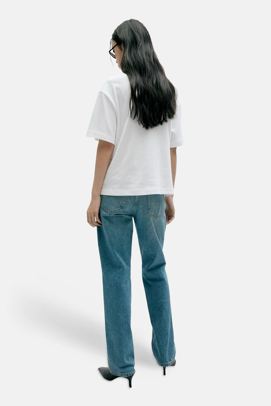 T-shirt met korte mouwen - wit