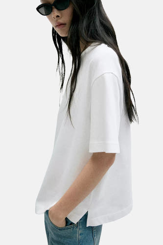 T-shirt met korte mouwen - wit
