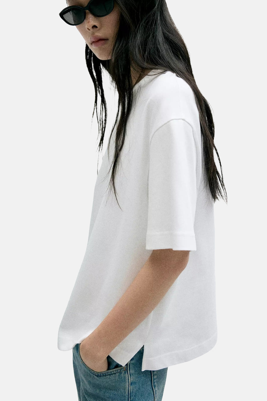 T-shirt met korte mouwen - wit