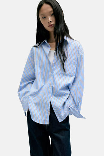 Hemd met lange mouwen - Blauw