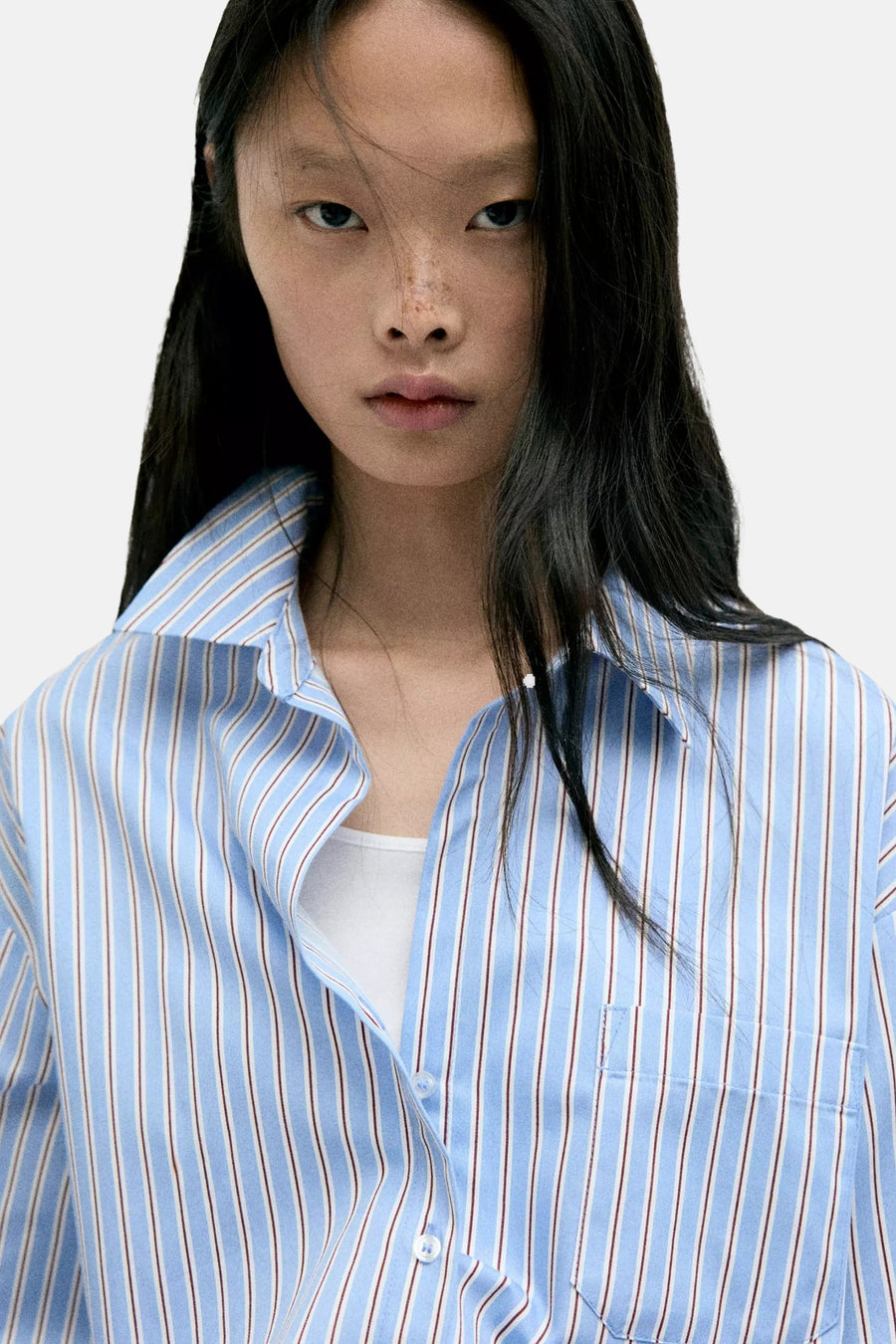 Hemd met lange mouwen - Blauw