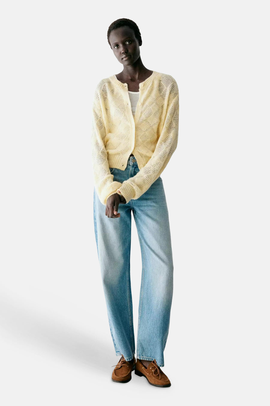Cardigan jaune - MANGO