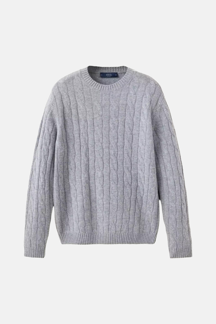 Pull O-hals - grijs