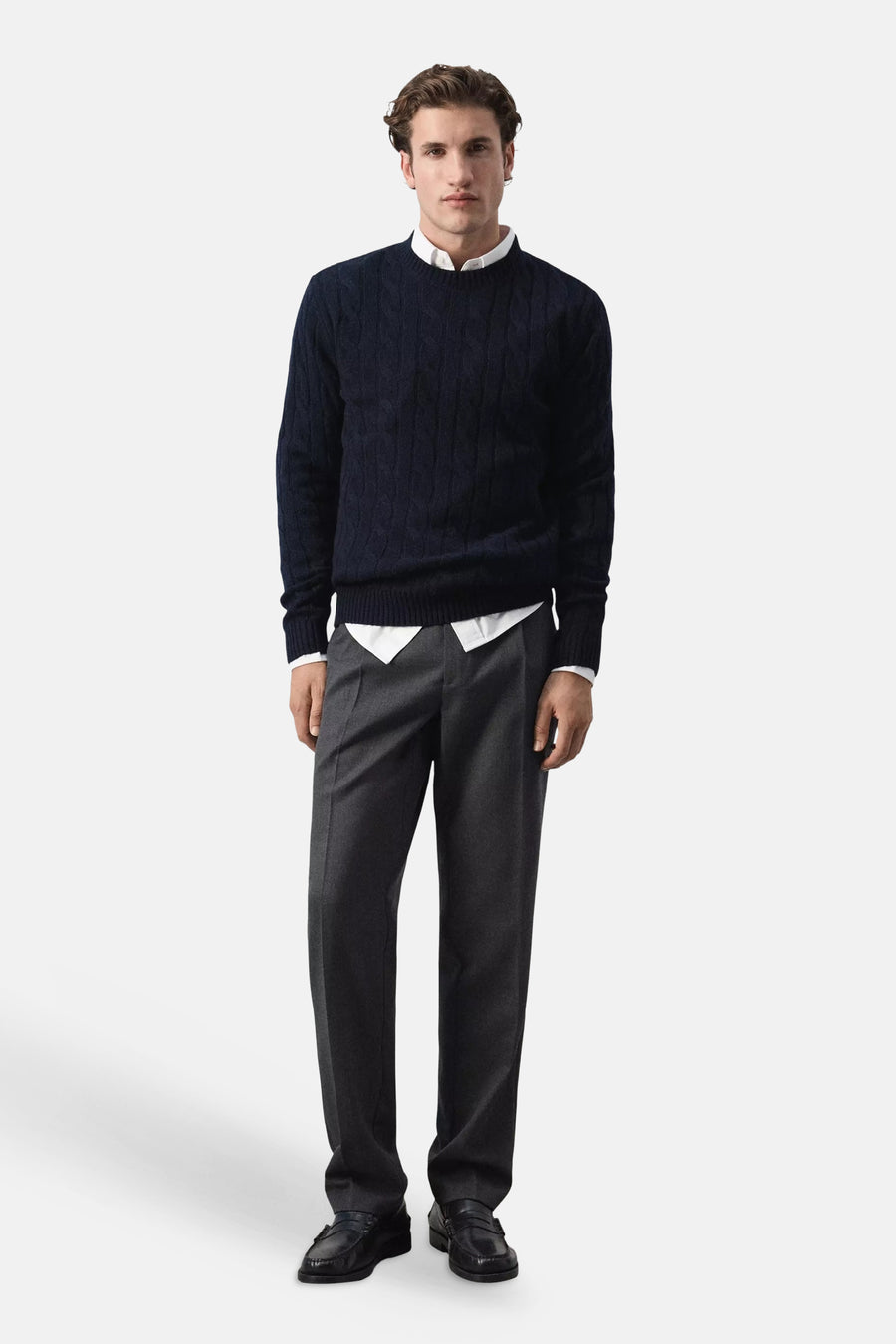 Pull O-hals - blauw