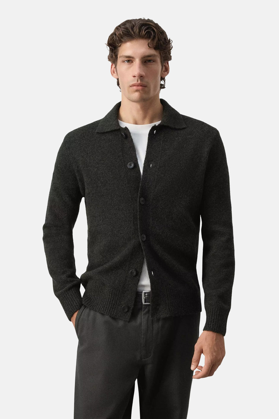 Chemise à manches longues - kahki