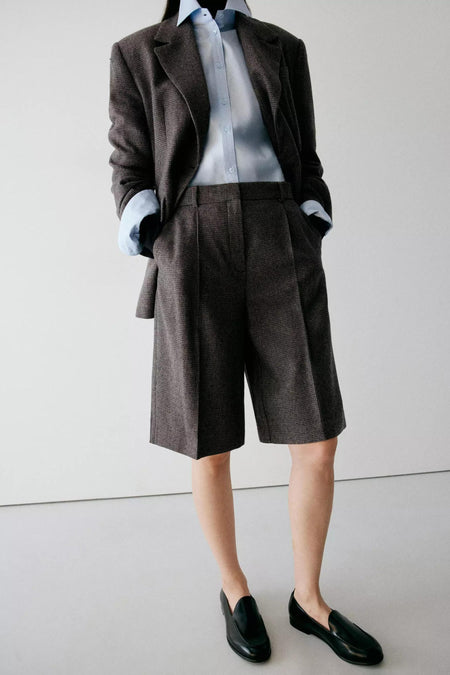 Short de costume - Brun