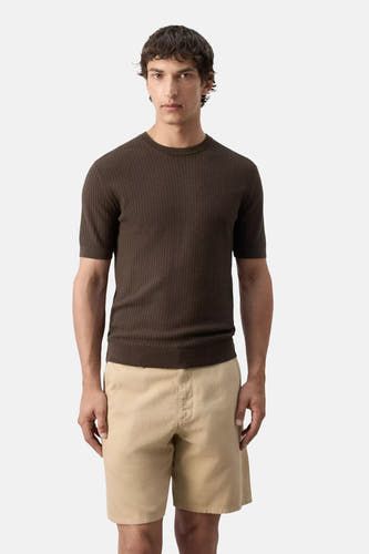 Pull col O - brun