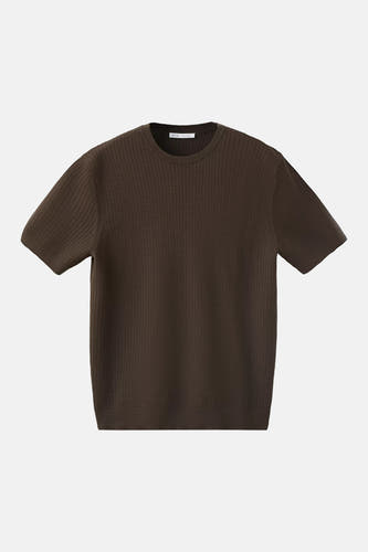 Pull col O - brun