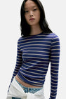 T-shirt met lange mouwen - Blauw
