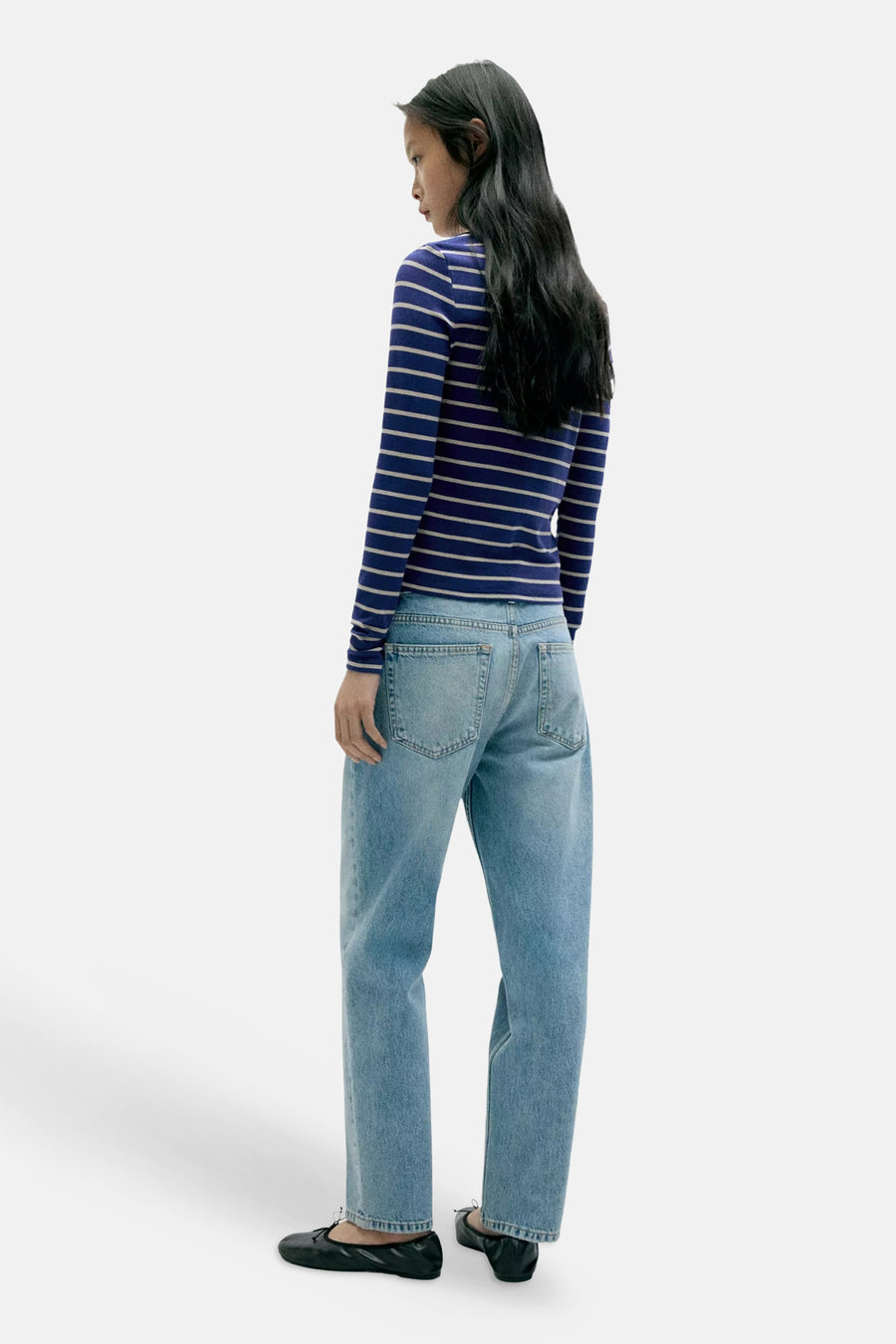T-shirt met lange mouwen - Blauw