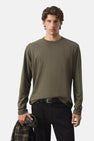 T-shirt (lange mouwen) bruin - MANGO