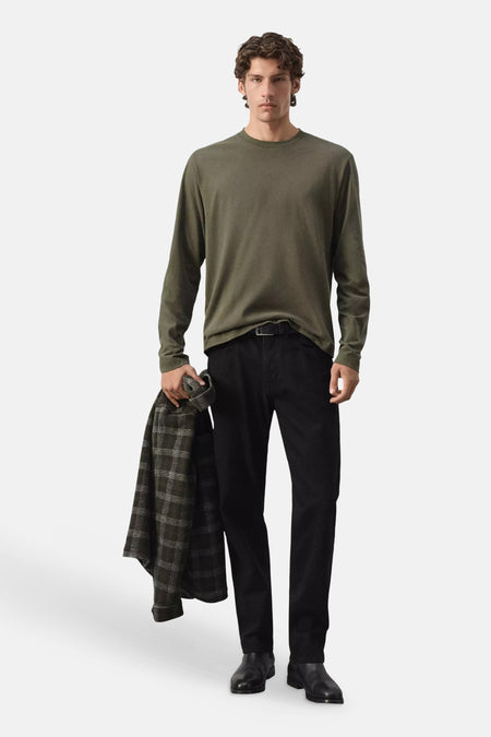 T-shirt (manches longues) brun - MANGO