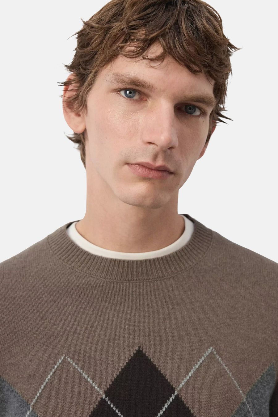 Pull col O multicolore - MANGO