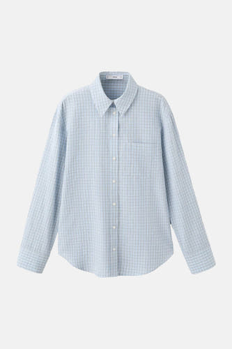 Chemise à manches longues - bleu