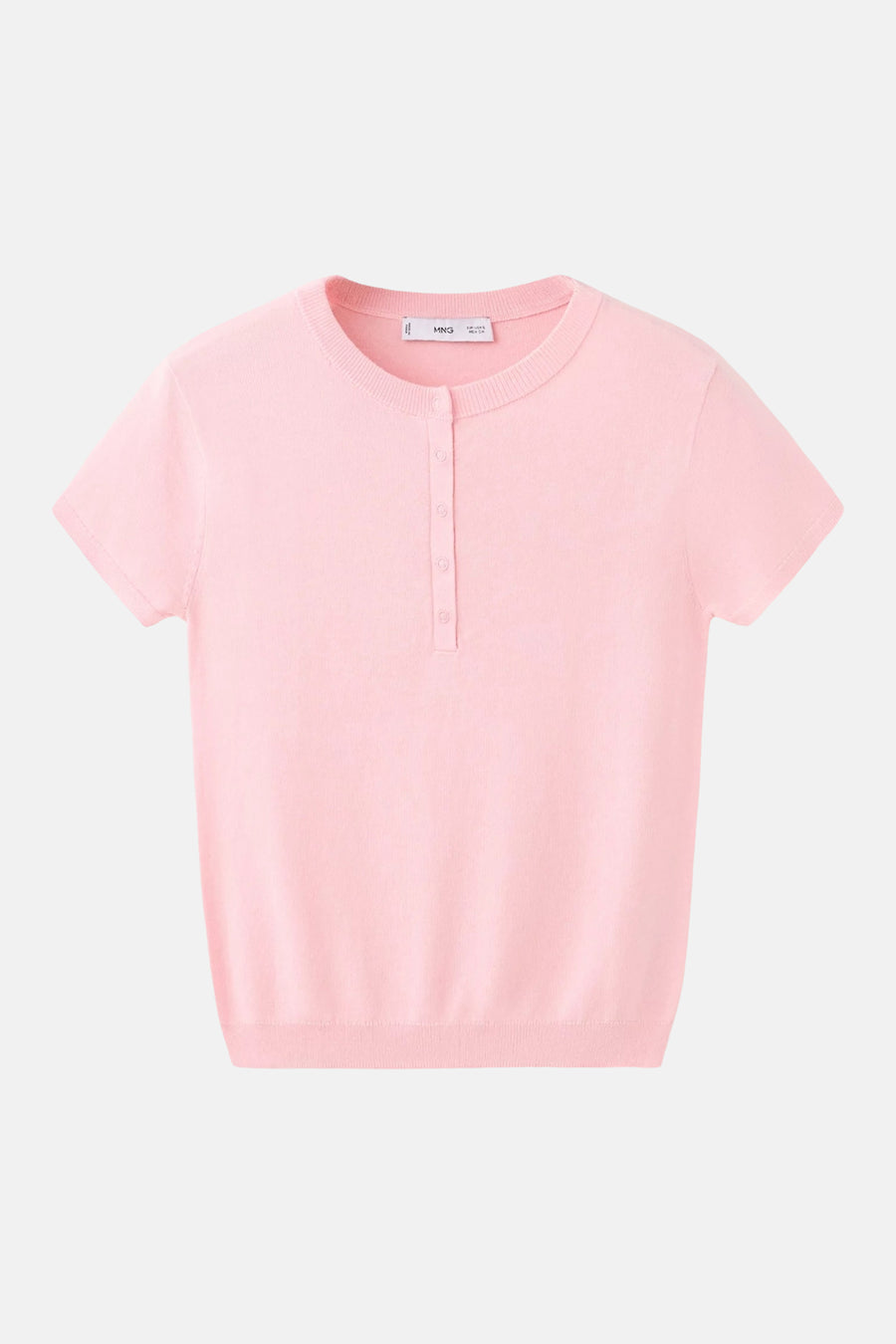 Pull à manches courtes - rose