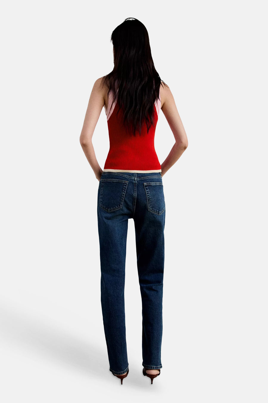 Gilet zonder mouwen - rood