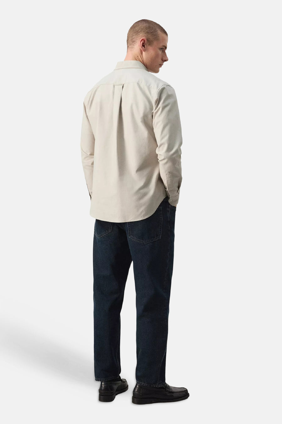Hemd met lange mouwen - beige