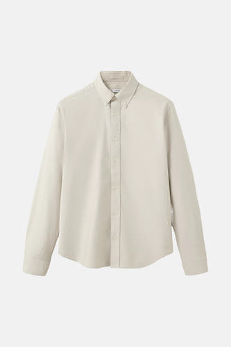 Hemd met lange mouwen - beige