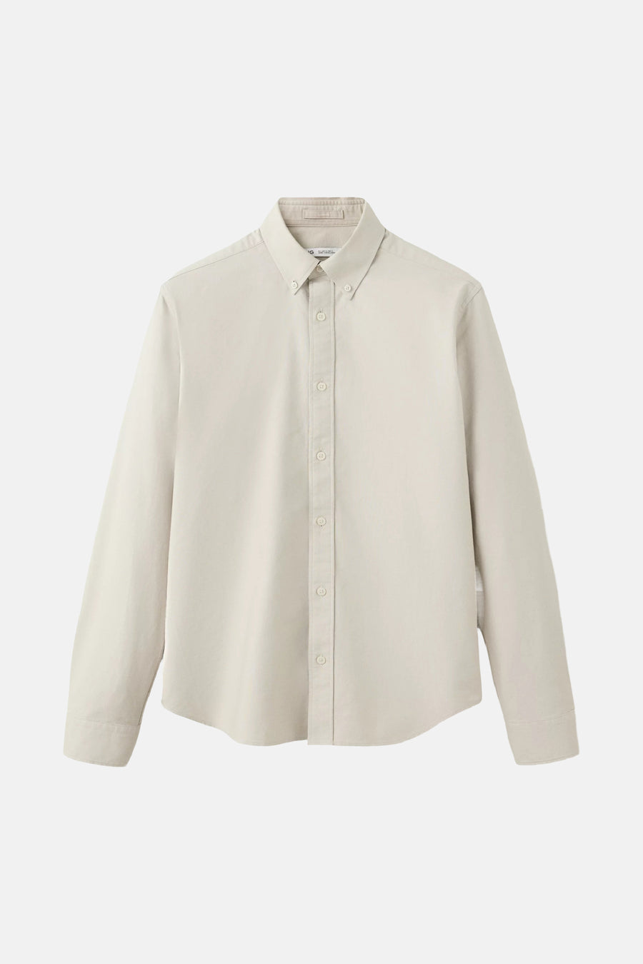 Hemd met lange mouwen - beige