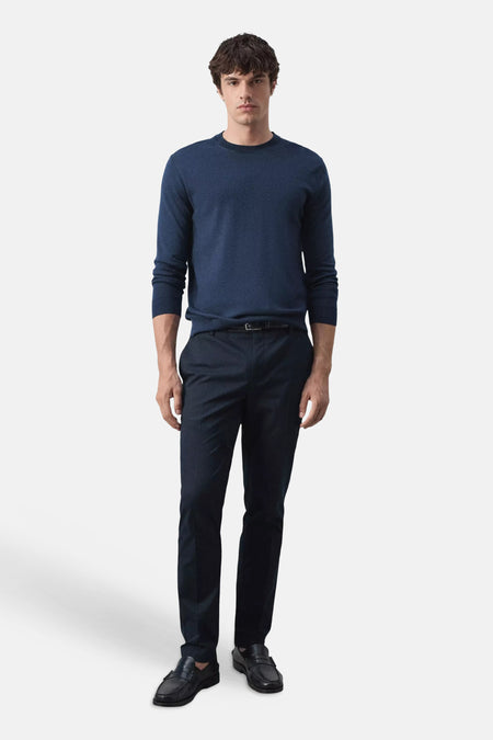 Pull col O bleu - MANGO