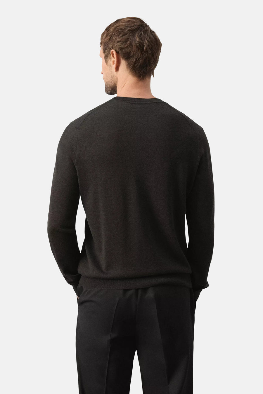 Pull O-hals - bruin