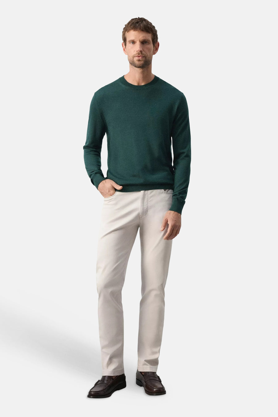 Pull O-hals - groen