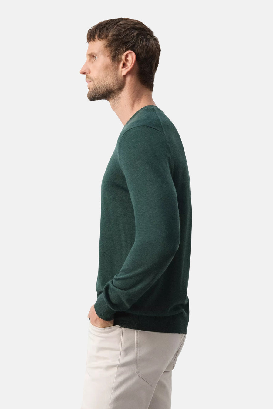 Pull O-hals - groen