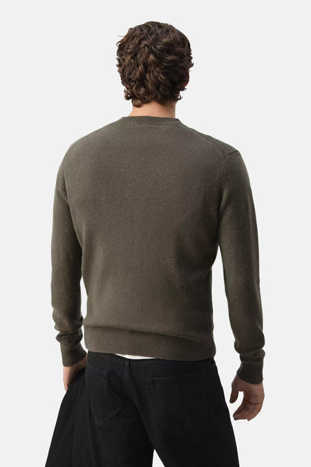 Pull O-hals - khaki