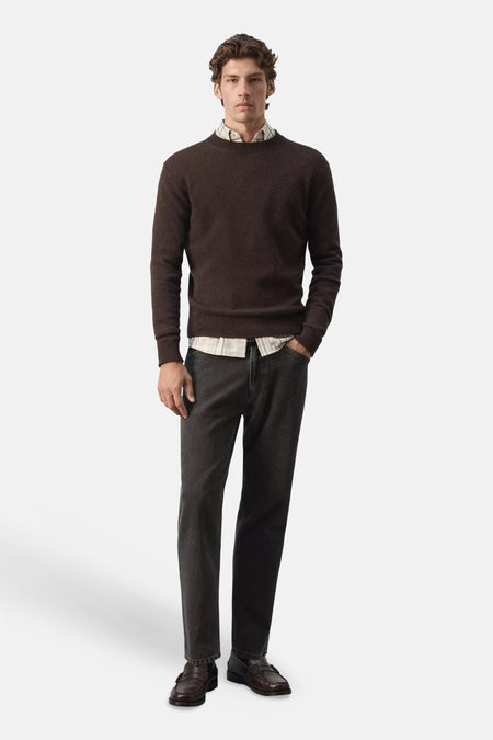 Pull col O brun - MANGO