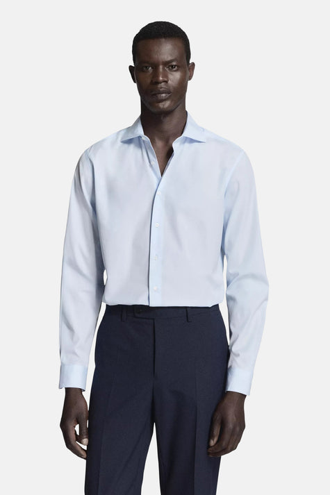 Chemise (manches longues) bleu - MANGO