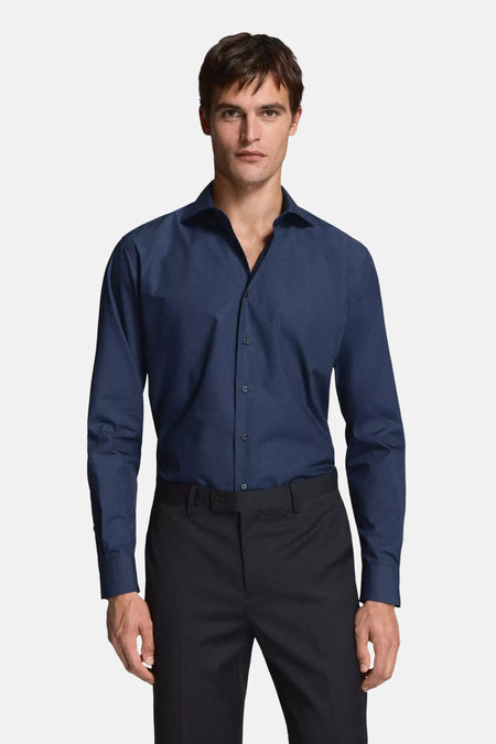 Hemd (lange mouwen) blauw - MANGO