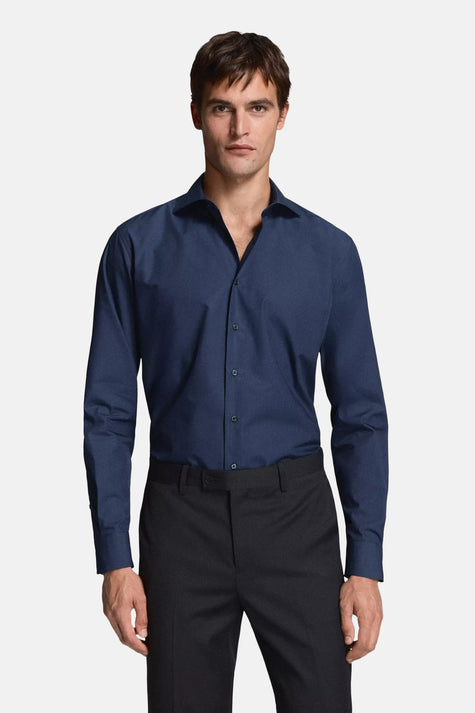 Chemise (manches longues) bleu - MANGO