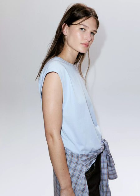 Top - blauw