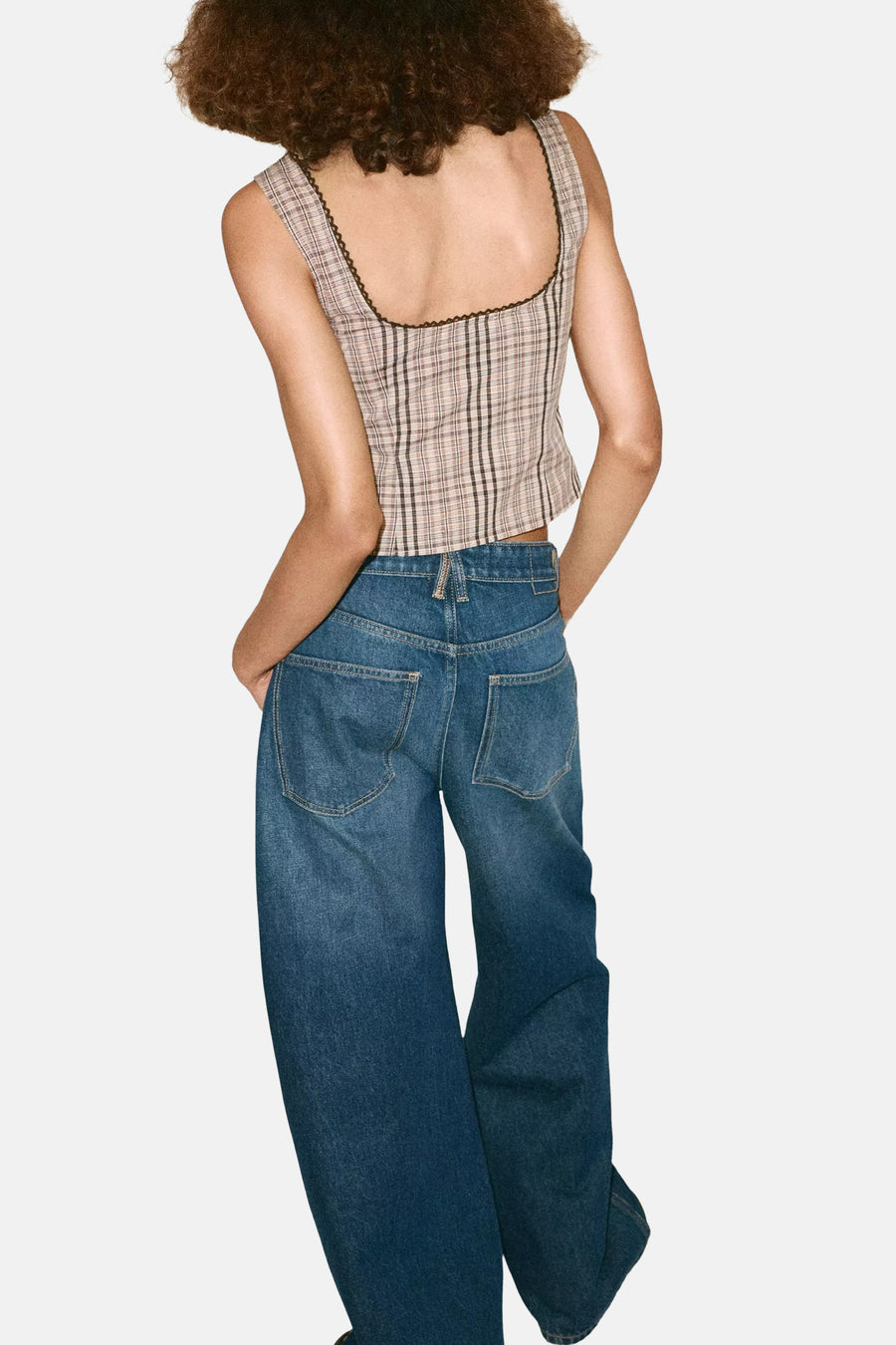 Blouse sans manches - multicolore