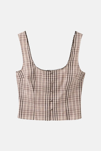 Blouse sans manches - multicolore