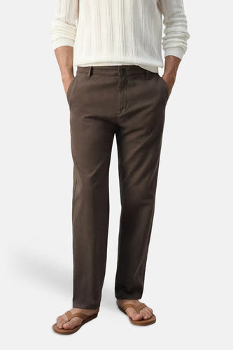5-pocket broek - bruin